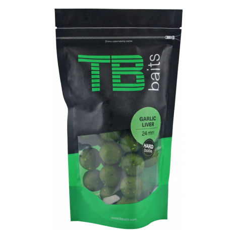 Tb baits hard boilie garlic liver - 250 g 24 mm