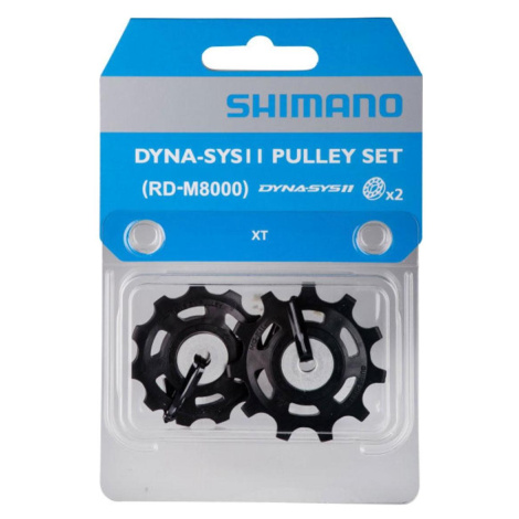 SHIMANO kladky pre prehadzovačku - PULLEYS RD-M8000 - čierna