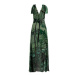 Guess Každodenné šaty Smocked Venus W3GK50 WE550 Zelená Regular Fit