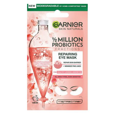 Garnier Skin Naturals 1/2 Million Probiotics Repairing Eye Mask 1 ks maska na oči na veľmi suchú