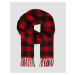 Vlnený šál Woolrich Unisex Woolen Buffalo Scarf