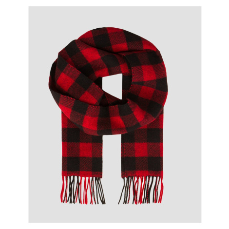 Vlnený šál Woolrich Unisex Woolen Buffalo Scarf