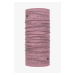 Šál komín Buff dámsky, ružová farba, vzorovaný