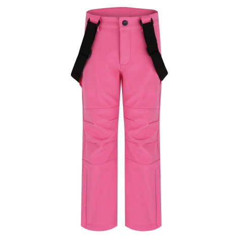Loap Lovelo Detské lyžiarske softshellové nohavice SFK2205 ružová