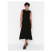 Black women's sweater midi dress Trendyol - Women