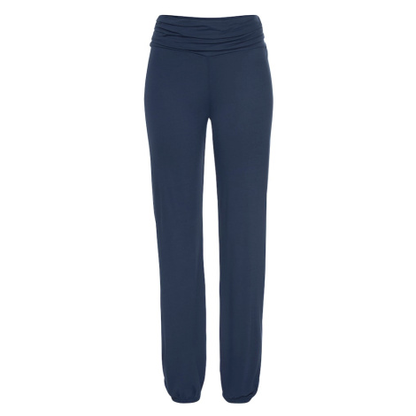 Modré dámske háremové nohavice