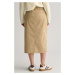 SUKŇA GANT CHINO SLIT SKIRT DARK KHAKI