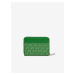 Zelená dámska vzorovaná peňaženka Michael Kors