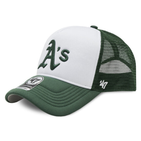 47 Brand Šiltovka Oakland Athletics Tri Tone Foam Offside TRTFM18KPP Zelená