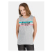 SAM73 Grey Girls' Tank Top with SAM 73 Print - Girls