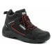 DK 1029 čierno červené pánske outdoor topánky