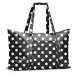 Skladacia cestovná taška Reisenthel Mini Maxi Travelbag Dots white