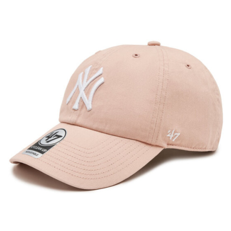 47 Brand Šiltovka Mlb New York Yankees '47 Clean Up W/ No Loop Label B-NLRGW17GWS-DVA Oranžová