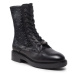 Calvin Klein Členková obuv Rubber Sole Combat Boot HW0HW01292 Čierna