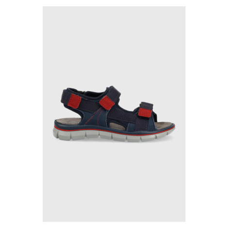 Detské sandále Primigi tmavomodrá farba