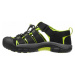 Keen Newport H2 Jr Detské sandále KEN12010496 black/lime green