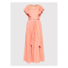 TWINSET Každodenné šaty 221TP2670 Ružová Regular Fit