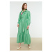 Trendyolové šaty - zelené - základné