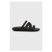 Šľapky Crocs Splash Strappy Sandal dámske, čierna farba, 208217