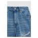 DEFACTO Boyfriend High Waist Fold-Ankle Jean Shorts