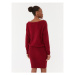 Guess Úpletové šaty Elodie W3BK96 Z2WX0 Červená Slim Fit