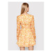 Glamorous Letné šaty AN3090A Oranžová Regular Fit