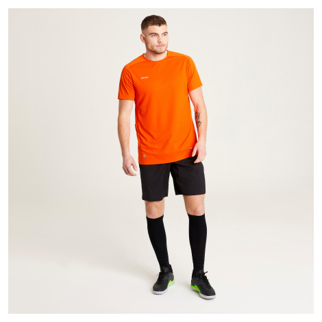Futbalový dres VIRALTO CLUB s krátkym rukávom oranžový KIPSTA
