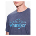 Wrangler Tričko Logo Tee WC5EGEC16 112335671 Tmavomodrá Regular Fit