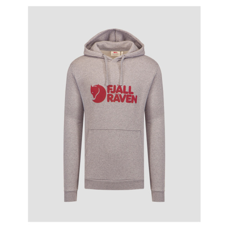 Pánska Sivá Mikina Fjallraven Logo Hoodie