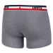 Levi's&reg; MEN BACK IN SESSION TRUNK 3P Pánske boxerky, čierna, veľkosť