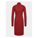 Brave Soul Úpletové šaty LKD-248JEWELA Červená Regular Fit