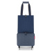 Reisenthel Foldabletrolley Herringbone Dark Blue