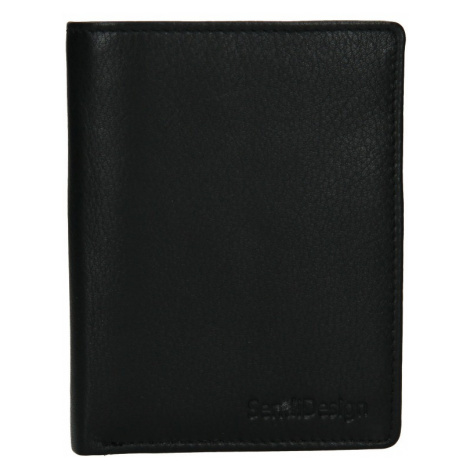 Pánska kožená peňaženka SendiDesign Paul - čierna Sendi Design