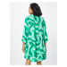 Y.A.S Košeľové šaty 'SWIRL'  jedľová / trávovo zelená / svetlozelená