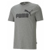 PUMA Funkčné tričko 'Essential'  sivá melírovaná / čierna