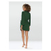 DKaren Housecoat Pola Green