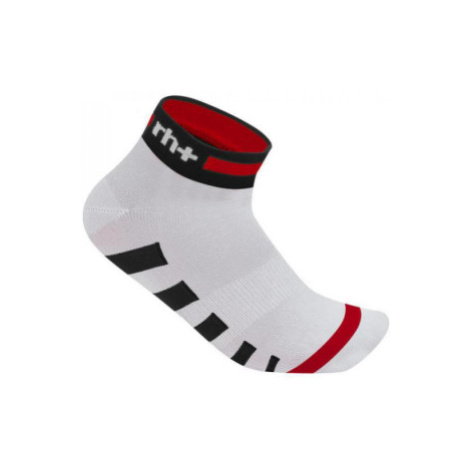 Pánske cyklistické ponožky RH+ Ergo Sock 3, white red black