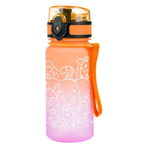 BAAGL Tritanová fľaša na pitie gradient zvieratá 350 ml