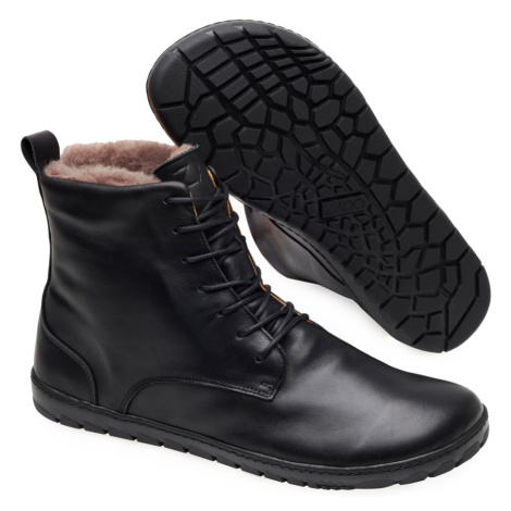 Barefoot zimná obuv s membránou Zaqq - QUINTIC Winter Waterproof Black