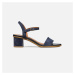 Dark blue women's sandals Geox Aurely 50 - Women's