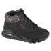 Čierne členkové zimné tenisky Skechers Uno Gen1 - Darling Daze 310566L-BLK