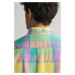 KOŠEĽA GANT REG COLORFUL MADRAS SS SHIRT LEMONADE YELLOW