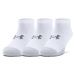 Under Armour No Show Sock 1346755-100 Bílá 42