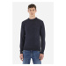 Sveter La Martina Man Sweater Crew Neck Merinos Navy