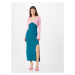Olivia Rubin Pletené šaty 'REESE'  petrolejová / svetloružová