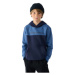 Chlapčenská mikina s kapucňou 4F JUNIOR SWEATSHIRT-JWAW24TSWSM1222-30S-DARK BLUE