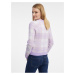 Svetlo fialový dámsky károvaný sveter ORSAY