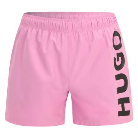 HUGO Plavecké šortky 'ABAS'  ružová / čierna Hugo Boss