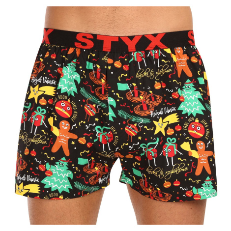 Men's Shorts Styx art Sports Rubber Christmas Decorations