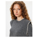 Koton Knitted Sweater Crew Neck Ruffle Detail Long Sleeve